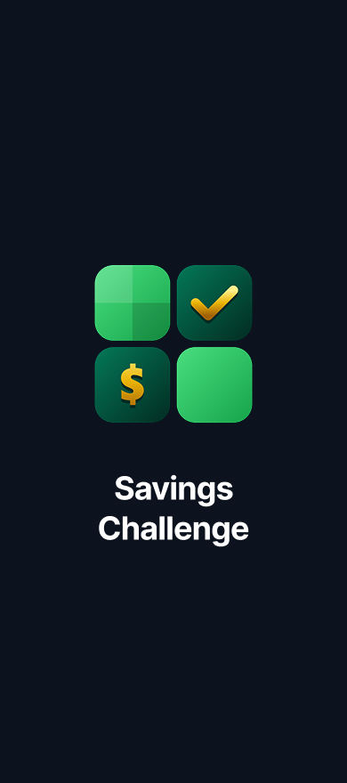 Savings Challenge app screen